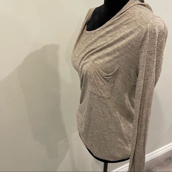 Madewell Lightweight Oatmeal Tunic Top - Picture 3 of 5